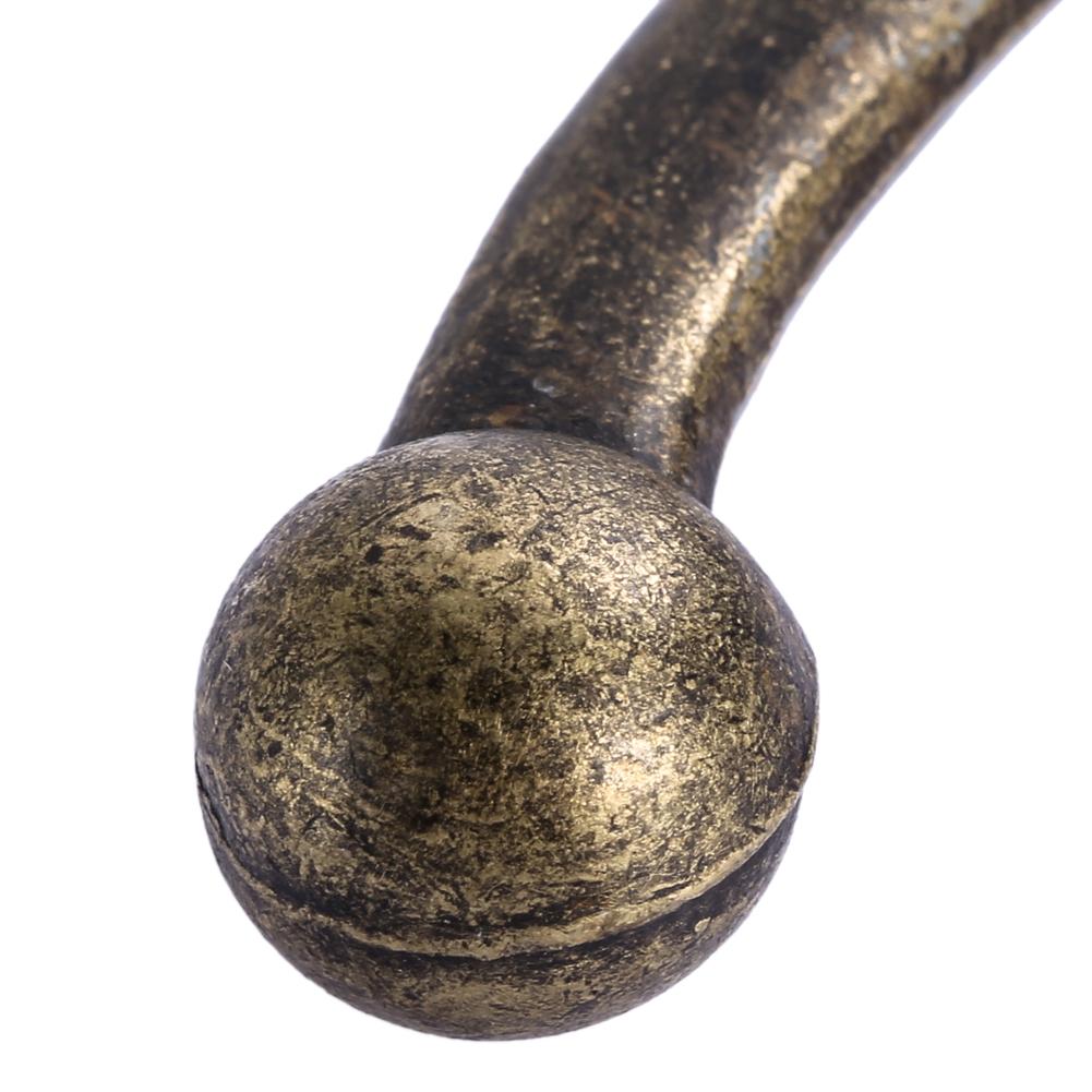 5 Stück Rustikaler Kleiderbügel Platzsparender Kleiderhaken Haken Rostfreier Wandhaken für Kleidung Tasche Mantel Hut