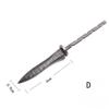 Stone Pattern Damascus Tea Knife Blank, Unfinished Full Tang Blade for DIY Handmade Kung Fu Tea Ceremony Tools