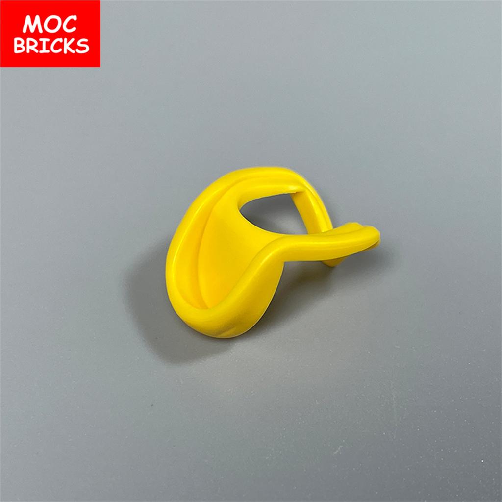 Peças MOC Cabeça Capuz Capacete Abaixado Figura 4cm Corpo Acessório de Roupa 30381 15428 blocos de construção brinquedos presentes para crianças