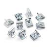 Clip di fissaggio metalliche uso generale Fibbia in ferro battitacco Pannello laterale cruscotto Clip audio Accessori finiture modanature di ritenzione per auto