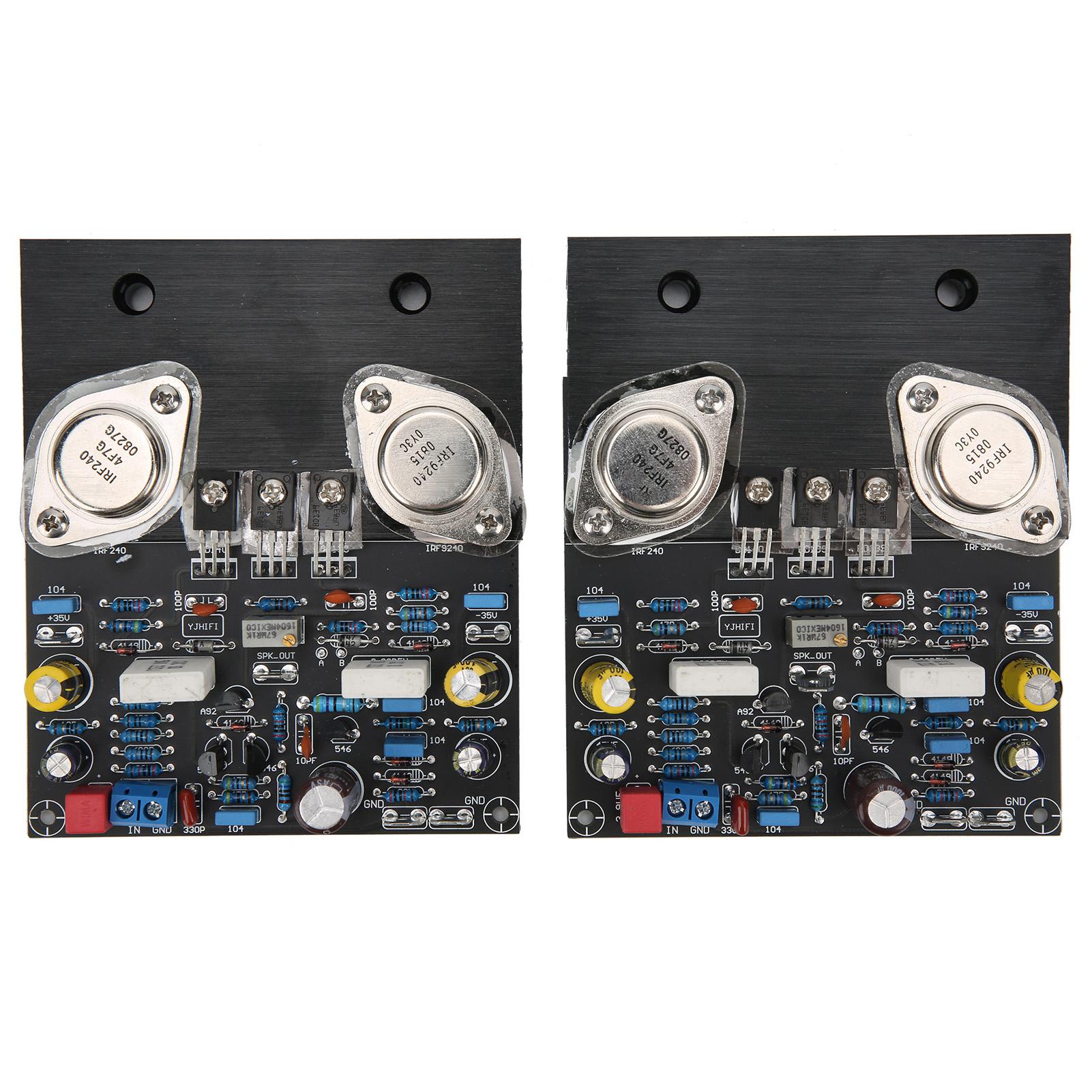 

2Pcs Плата підсилювача аудіо потужності PCB - Канали Електронні компоненти IRF240 IRF9240