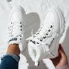Fashion Women Boots Winter Snow Boots For Women Casual High-top Shoes Warm Fur Womens Sneakers Platform Ankle Boots White Ladies Shoes