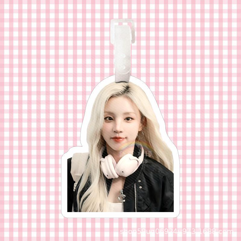 Song Yuqi Backpack Pendant Keychain: Cute Luggage Tag Charm for Women Height 12CM Width 8-10CM