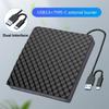 Type-c 2 In 1 External DVD Writer USB3.0 External DVD Drive DVD Burner Drive  Laptop