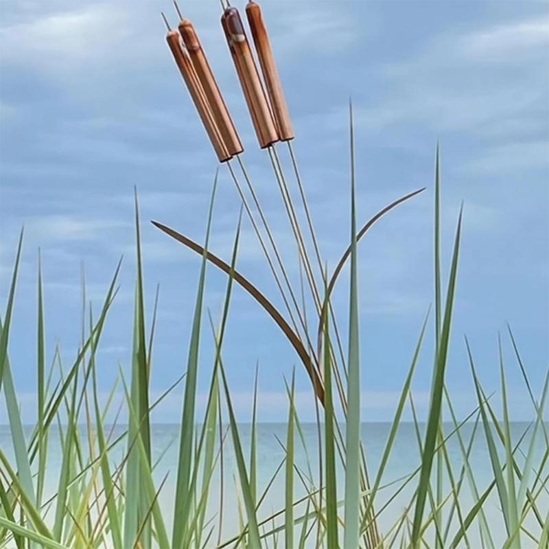 Aged Bronze Garden Stakes 12 Inches Tall Beautiful Outdoor Marker For Landscaping And Edging
