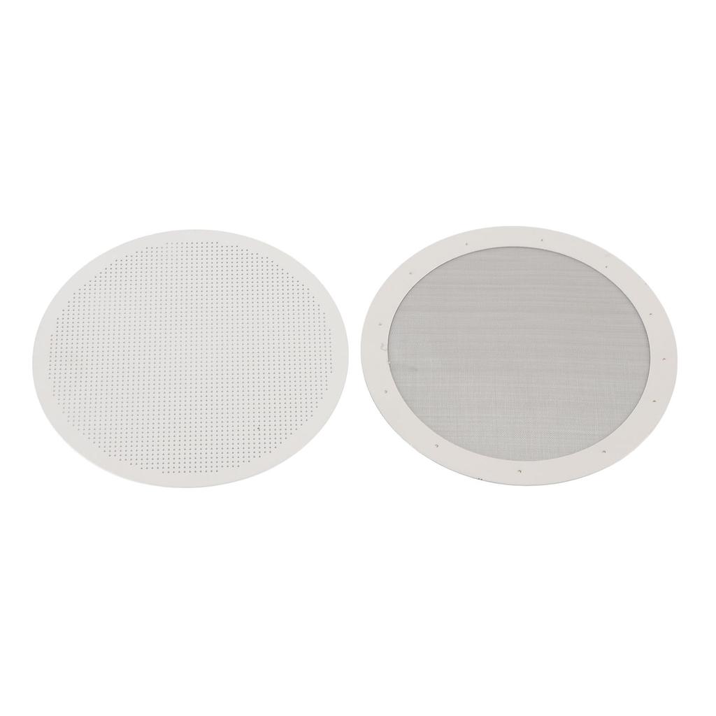 Disk Coffee Filter 2.4 Inch Stainless Steel Reusable French Press Coffee Maker Metal Filter Mesh for Replacement