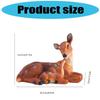 Mother and Baby Deer Resins Miniature Figurine Garden Yard Ornament Realistic Detail for Home Decors and Party Supplies