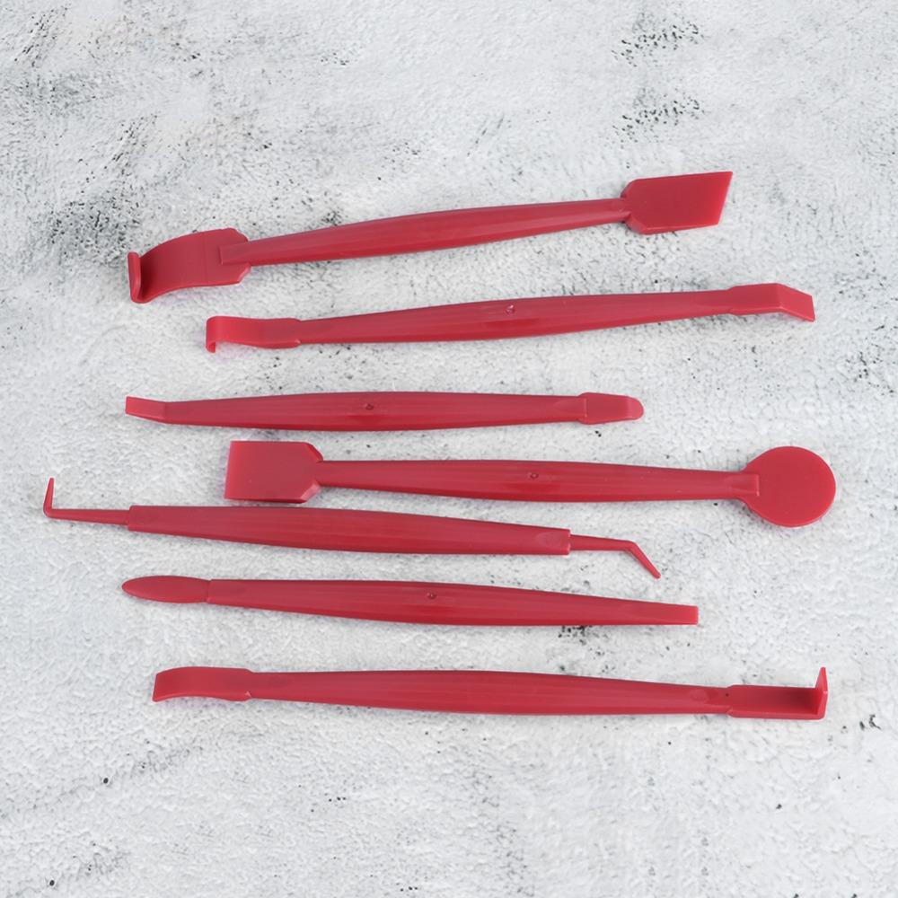 7PCS Lightweight Window Tint Tool Kit Red Film Edge Closing Tool New Film Squeegee Bubble Removal