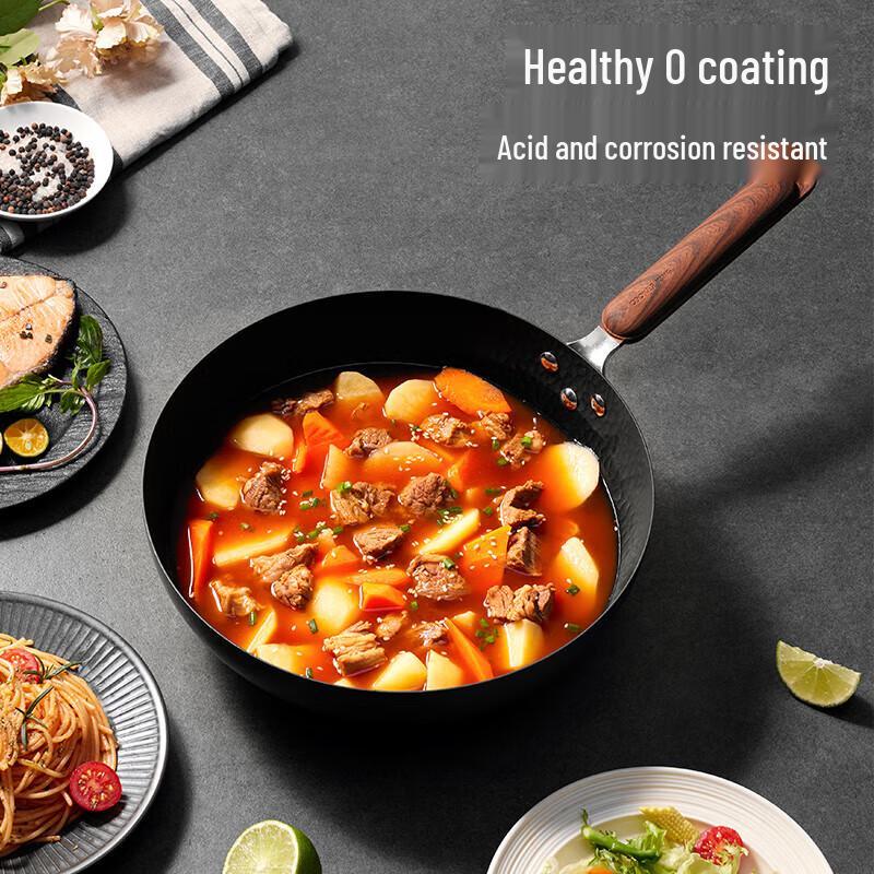 Chui Da Huang 32cm Titanium Iron Hammered Wok
