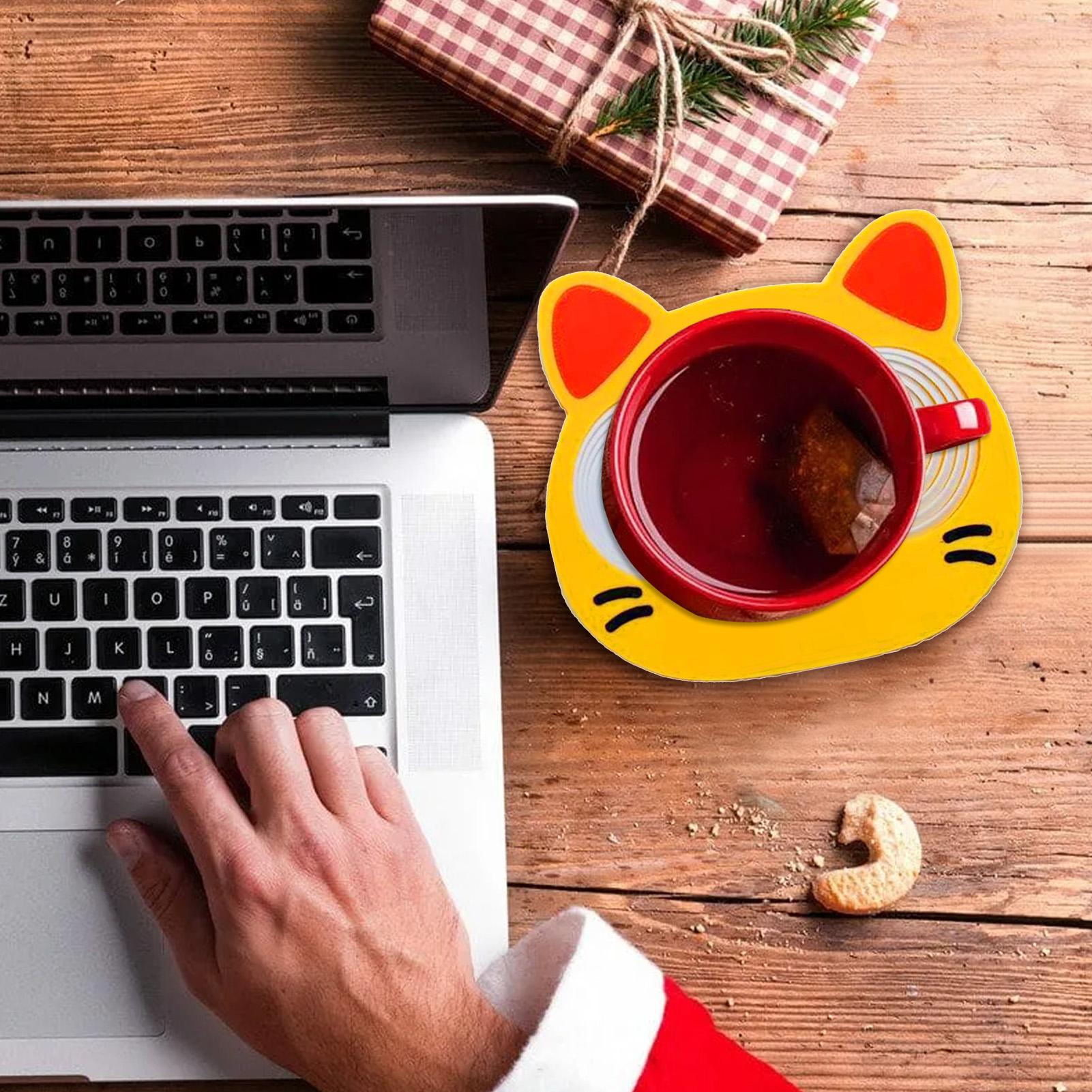 

Coaster For Desk Cute Kitchen Decorative Cat Coaster For Dishes Cups For Housewarming Dining Table Picnic Entertaining Guests CN