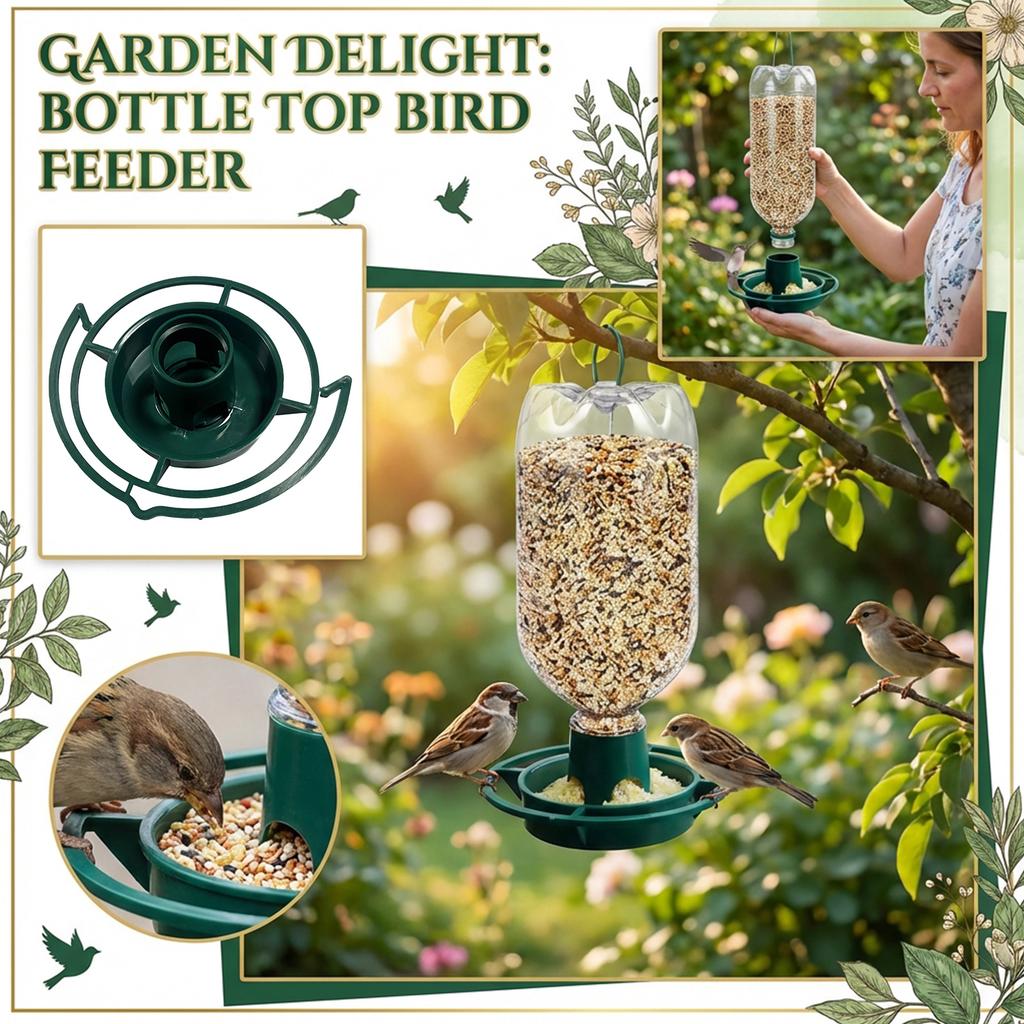 Vogelfutterhaus für den Außenbereich (Plastikflasche Hängender Vogelfutterspender)
