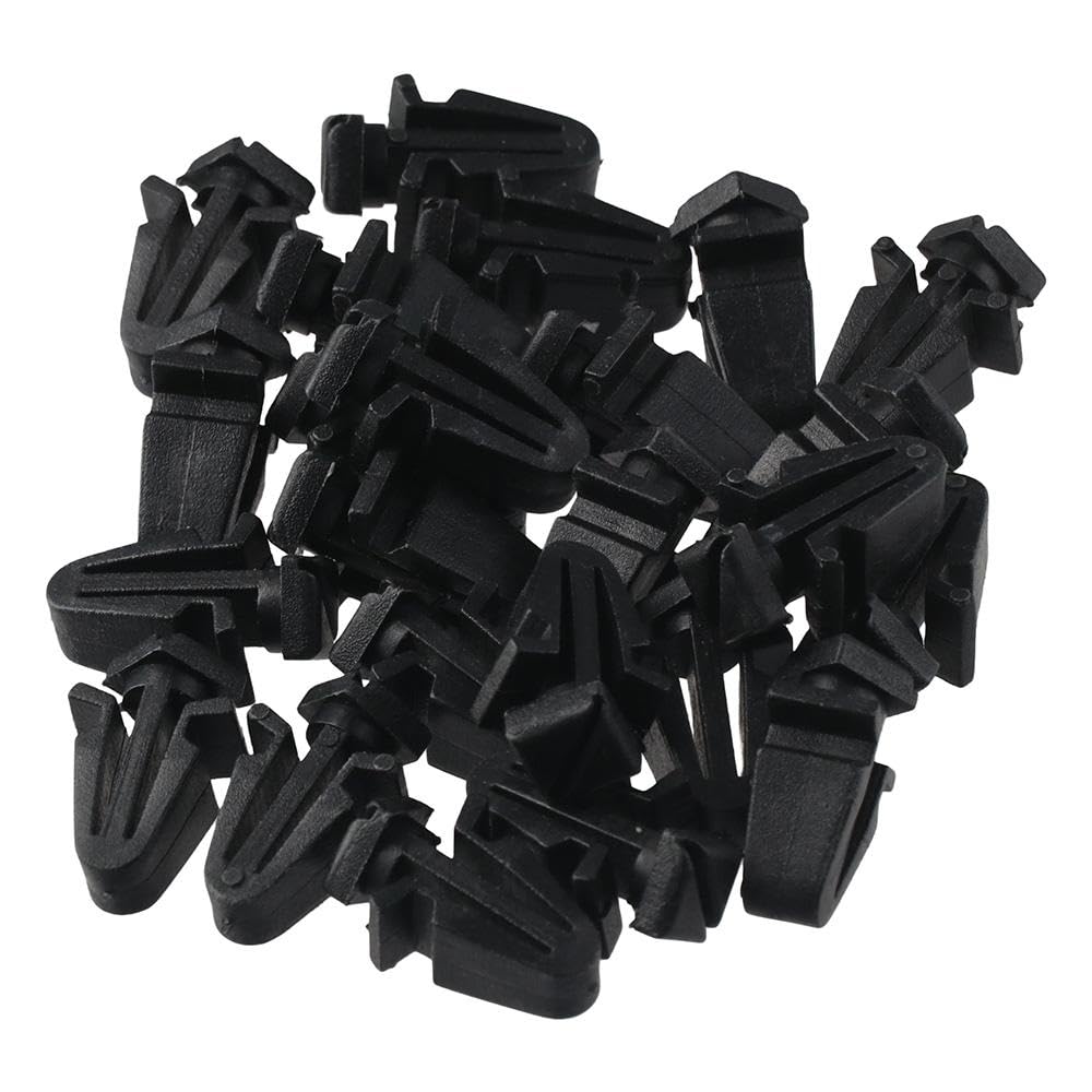 Qicarkey 50pcs Grille Retainer Clip 01553-03831 0155303831 Black Clip Replacement