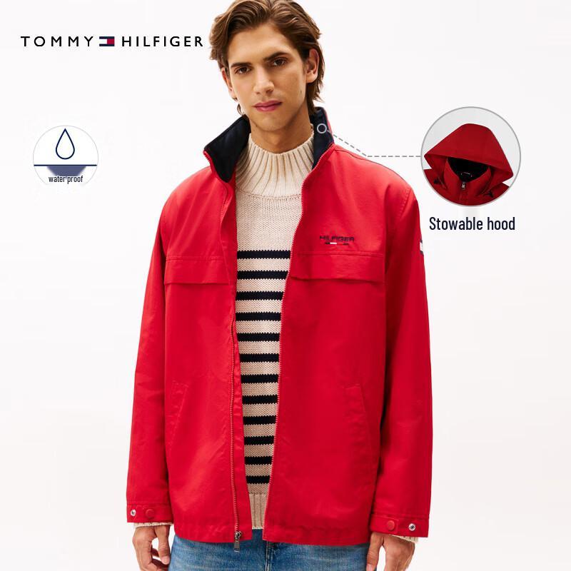 Tommy Hilfiger Men's Fall 2025 Stowable Hood Softshell Jacket