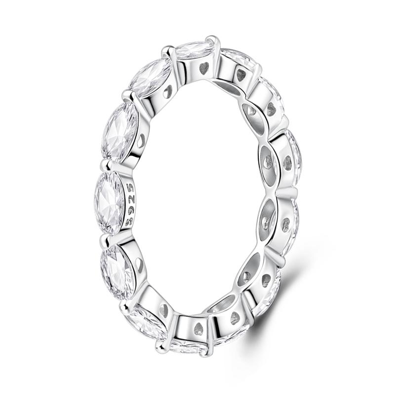 Rings For Women 925 Silver Color Zircon Winding Line Geometric Star Ring Engagement Wedding Romantic Valentine Fine Jewelry Gift