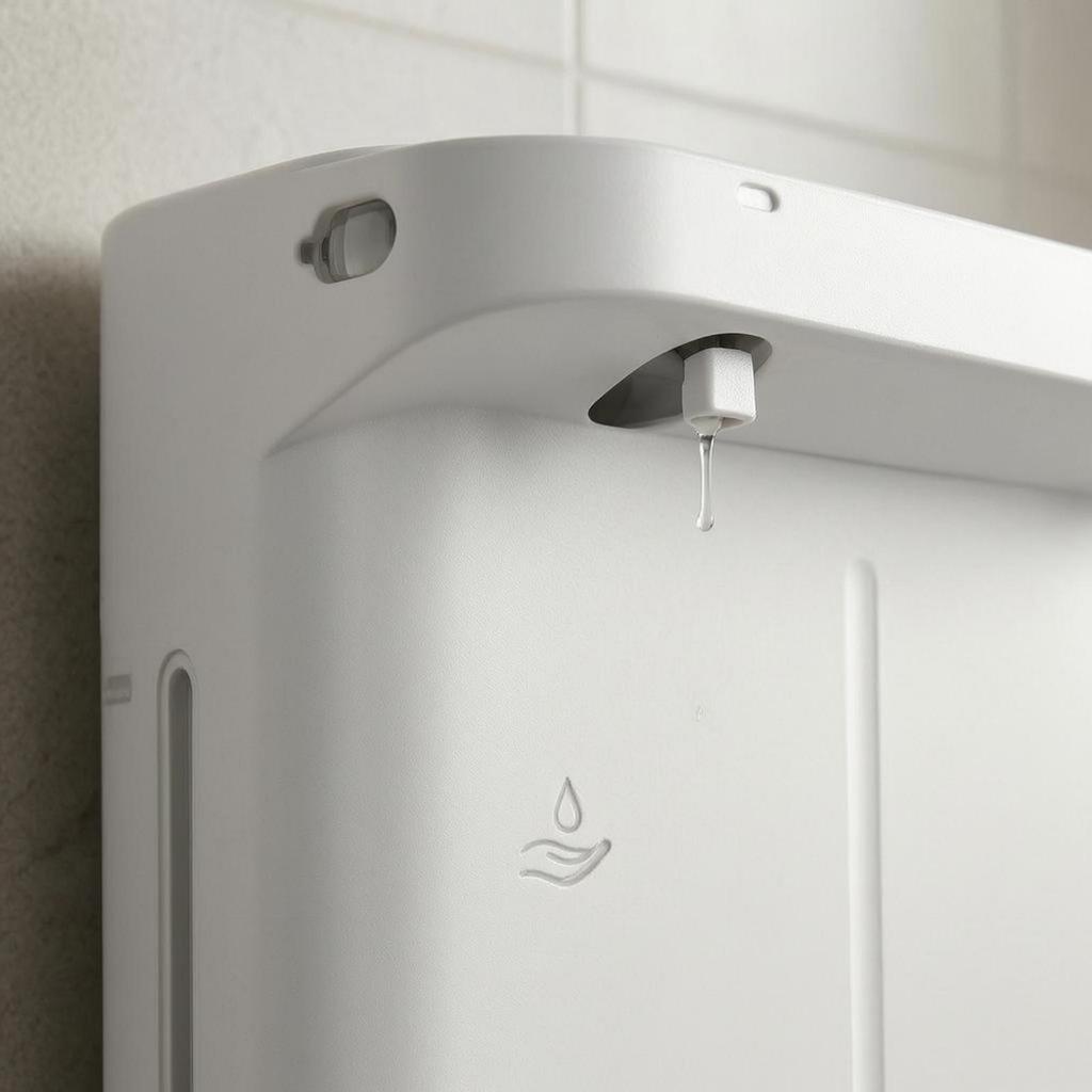 Automatic Foam Soap Dispenser double Head WallAttached IPX5 Water Resistant Cleaning