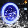 7 Inch Angel Eyes LED Headlight Round H13 H4 LED Lamp with High/Low Beam and DRL 6000K Colorful Angle Eye Light