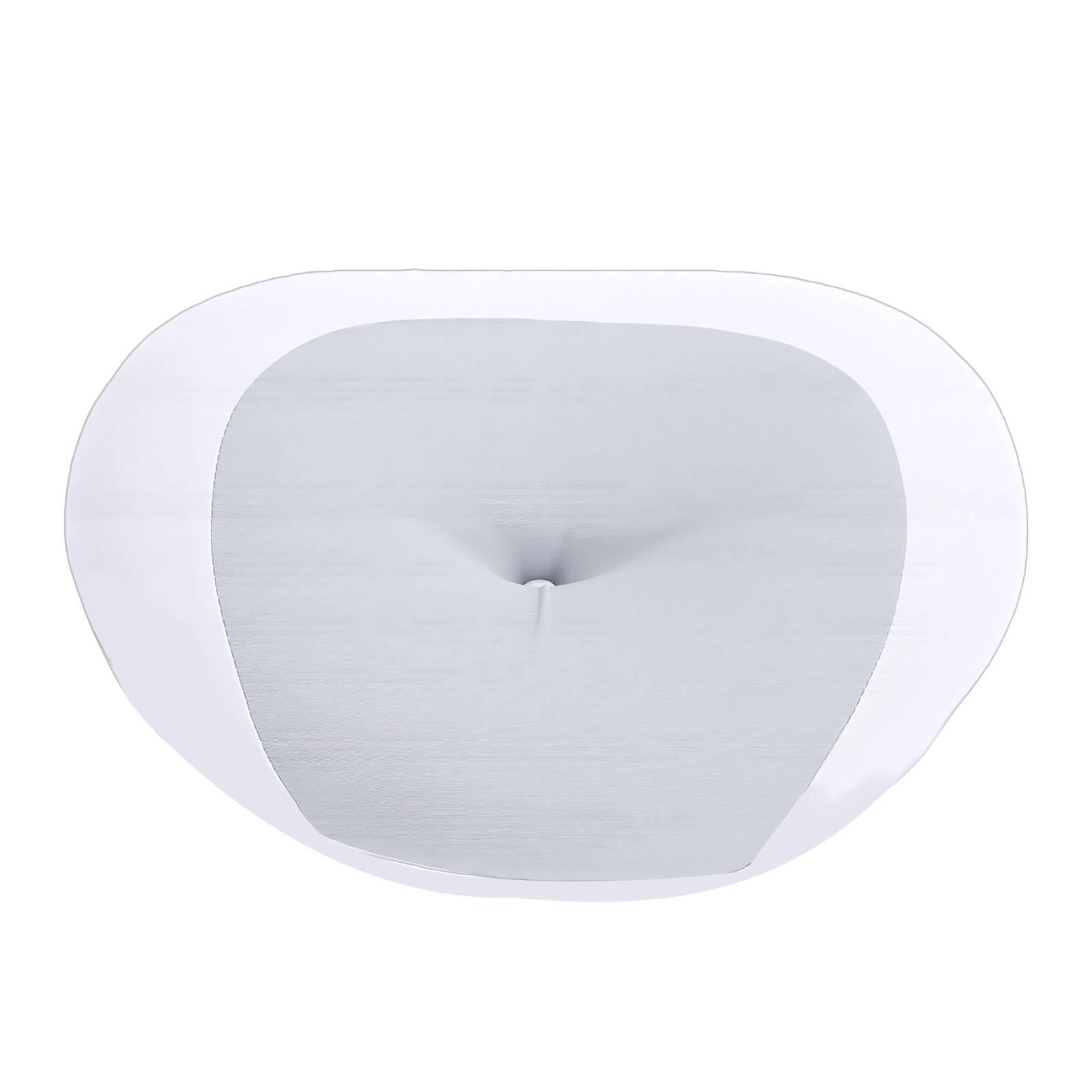 Travel Memory Foam Pillow Ergonomic Portable Cervical Neck Pillow for Outdoor Travel Camping Gray
