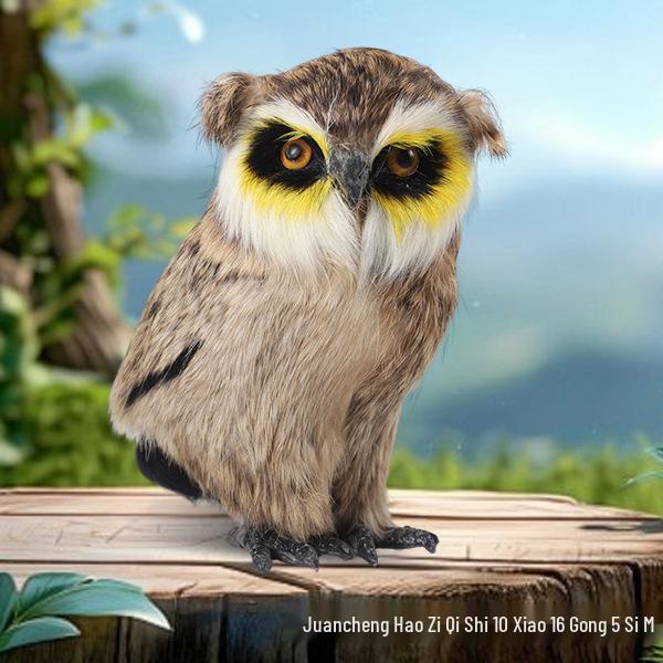 Owl Feather Craft: Static Model & Photography Prop for Home Decoration