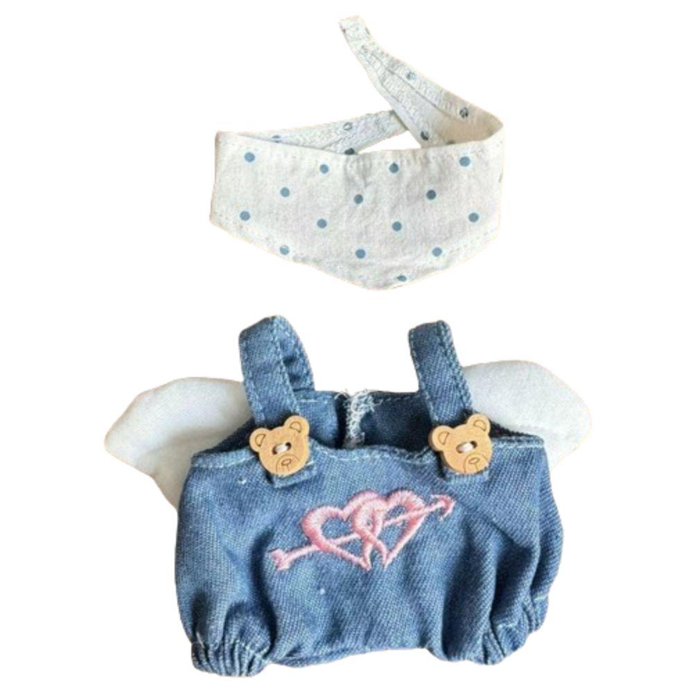 

Toy Accessories 17cm Cotton Doll s Clothes Cherry Dress Plush Dolls Shoes Children Gift Style C