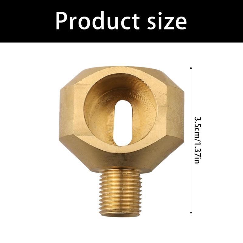High Temperature Resistant 1/8Inch BSPP Fitting with Rubber Seal Brass Pipe Connector for Industrial and Home Use