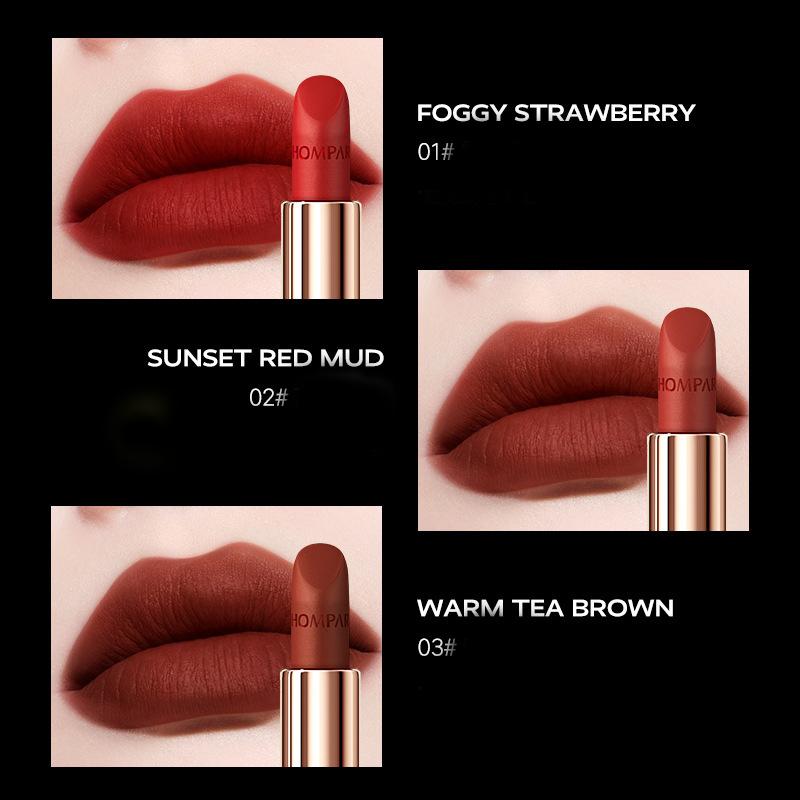 Black Gold Bag Lipstick Red Powder Makeup, Portable High -end Quality Limited Edition Exquisite Makeup Box