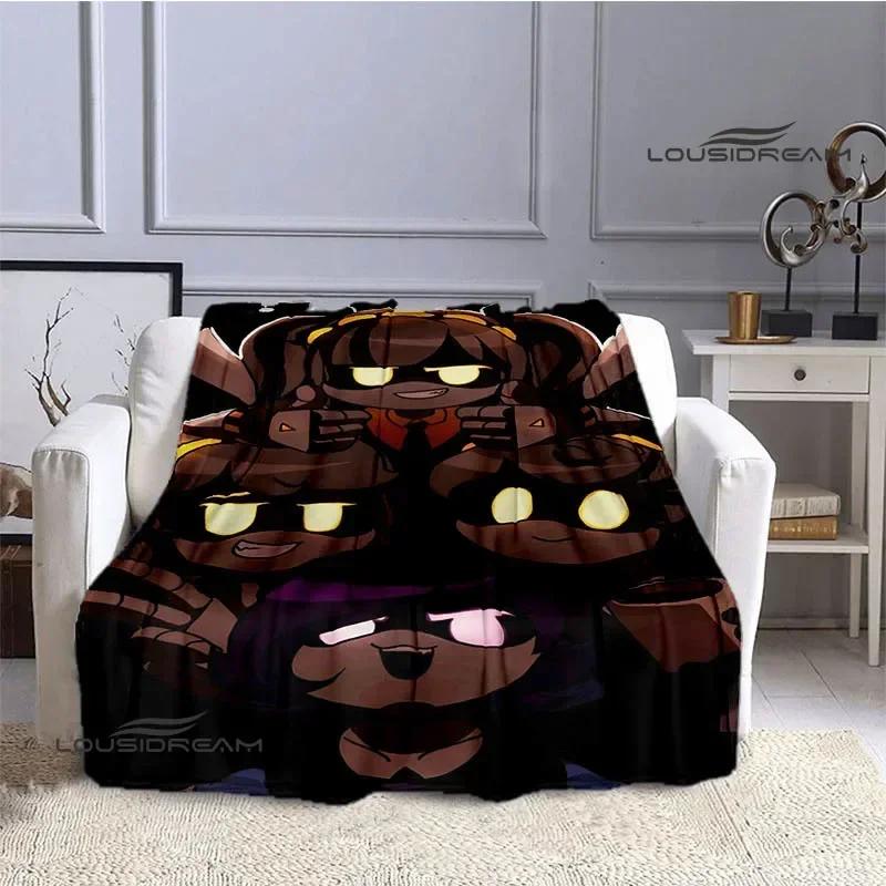 Murder-Drones Cartoon Printed blanket Flannel Warm blankets Soft and comfortable blanket bed linings cubre cama Birthday Gift