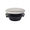 Faucet Hole Cover Sink Hole Cover Easy Installation Kitchen Plastic Black Kitchen Sink Hole Cover Leak-Proof Design