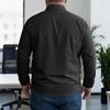 Men's Big and Tall Loose Fit Casual Button Down Shirt Long Sleeve Lightweight Business Dress Shirt
