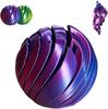 Slime Ball Fidget Toy 3D Printed Twistsphere Desktop Decoration Fidget Gear Liquid Flow Ball For Rotating Design Anxiety Relief