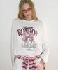 RONRON Vintage Double Ribbon Long Sleeve White