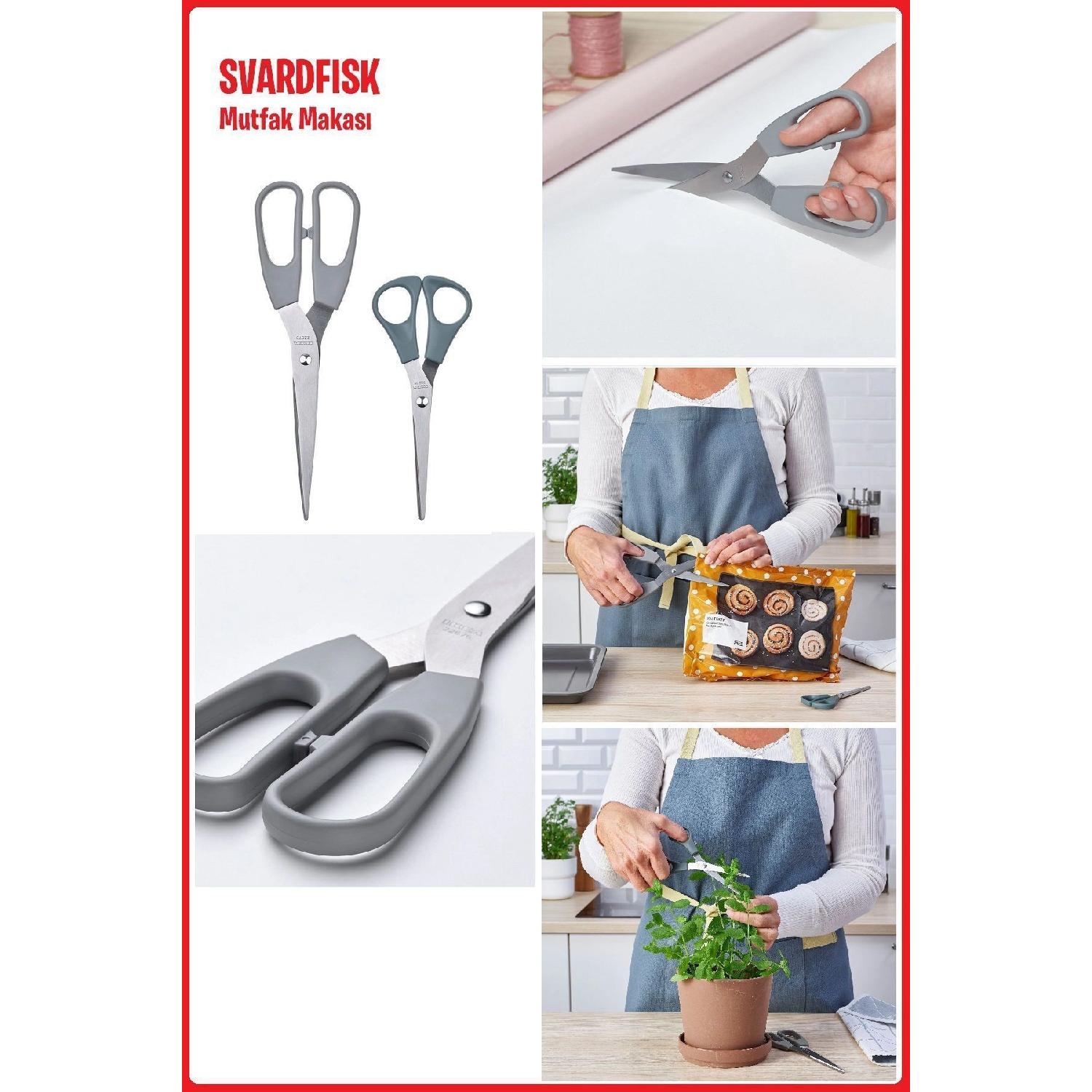 

Multi-purpose 2-piece Kitchen Scissors, 15 Cm