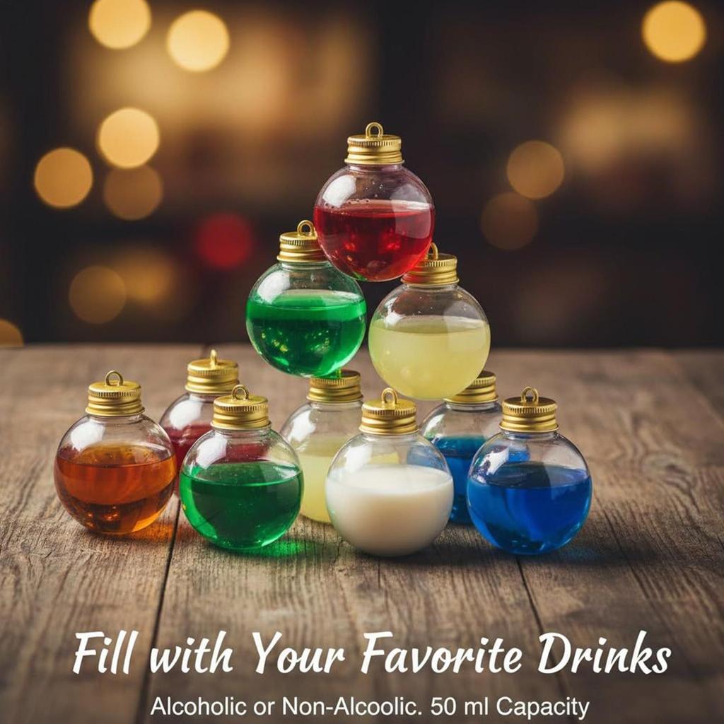 Clear Ornaments For Crafts Fillable 12 Pieces Clear Christmas Ornaments Tree Ball With Lid For Wedding Birthday Family Gathering