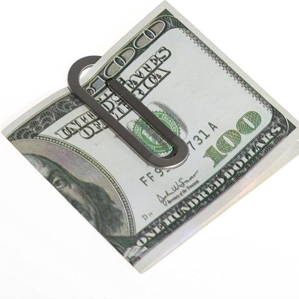Metal Paperclip Card Holder & Bookmark Money Clip Gift