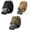 Men Tactical Belt With Automatic Buckle For Outdoor Military Training And Casual Wear