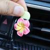 New Frangipani Small Daisy Car Air Outlet Perfume Clip Car Aromatherapy Clip Small Flower Decoration