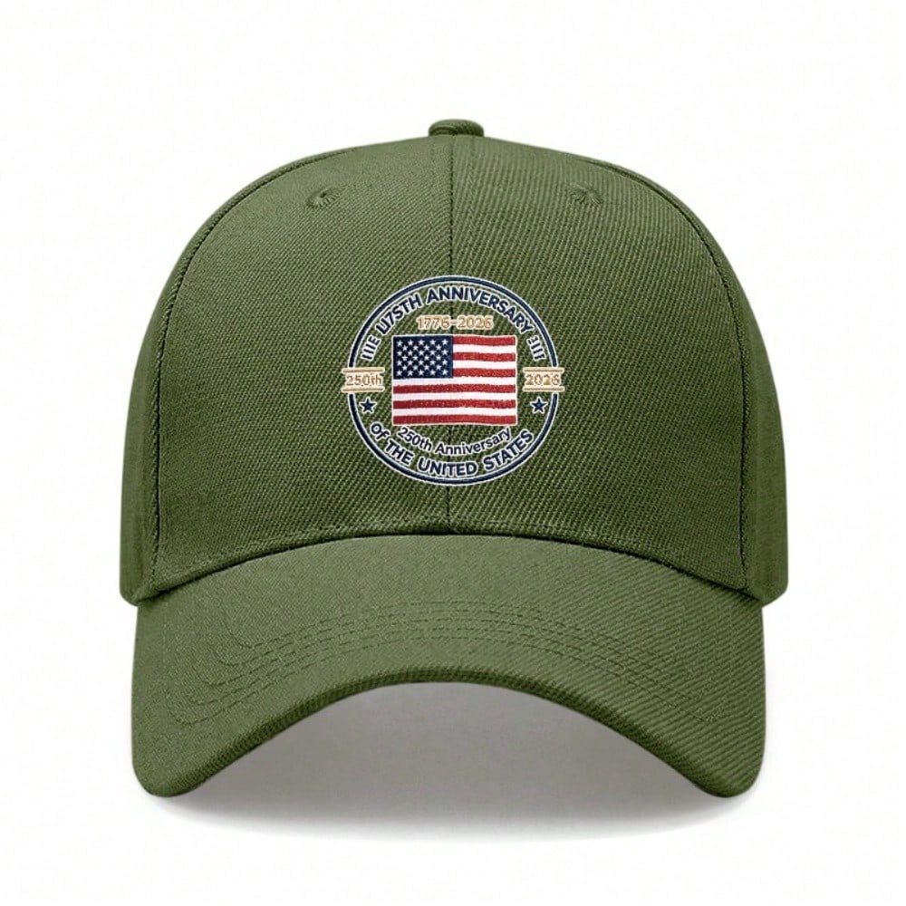 Black Baseball Cap - 250Th Anniversary USA Flag Print Adjustable Breathable Outdoor Sports Hat For Men Women Fation Baseball Cap