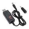 Power Bank Router Cord 9V 12V HD Digital Display USB Power Bank Router Boost Cable for Optical Modem