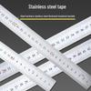 High Precision 90° Stainless Steel & Aluminum Angle Ruler for Woodworking