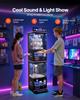 Claw Crane Machine, Medium-Sized Arcade Game Machine with Claw + Grabber Double-Layer, Light & Sound, Toy Candy Grabber Prize Dispenser Vending Toy,
