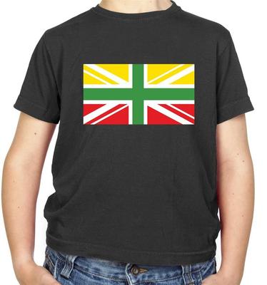 Lithuanian Union Jack Kids T-Shirt - Vilnius - Europe - Country - Travel - Flags