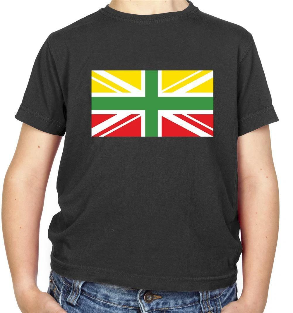 Lithuanian Union Jack Kids T-Shirt - Vilnius - Europe - Country - Travel - Flags 140