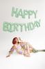 Balon Foliowy Happy Birthday, 340X35Cm, Zieleń