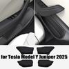 Для Tesla Model Y Juniper 2025 Кишеня для зберігання в дверцятах автомобіля Органайзер-лоток для ручки дверей підлокітника Наппа Шкіряний ящик для зберігання Аксесуари