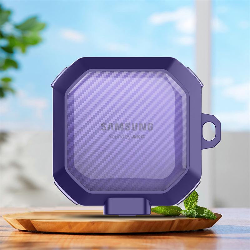 Samsung BudsCore Buds2 Pro Transparent Carbon Fiber Protective Case
