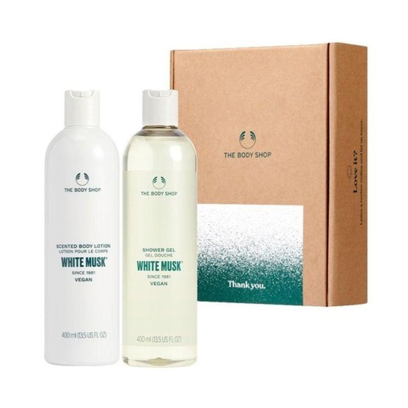 The Body Shop White Musk Body Care Set (Shower Gel + Body Lotion)