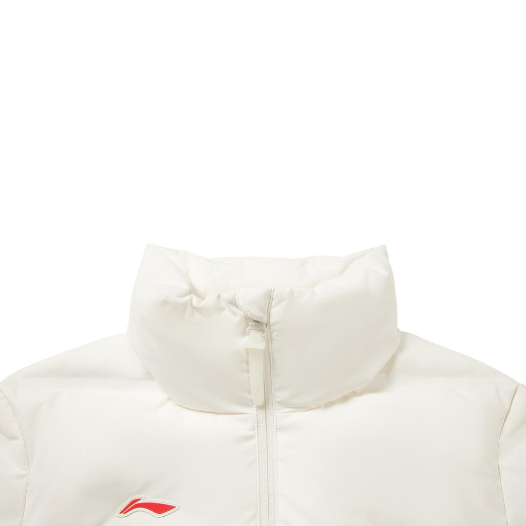 Li Ning Honor Series Mode Dick Stehkragen Schlicht Bequem Warm Kurze Daunenjacke Damen Oberbekleidung AYMV746-4