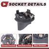 ABSOPRO 1pc Low Beam Headlight Socket for Vauxhall and Volkswagen Jetta Part Bulb Connector 2005-2010, Number 1T0941109,