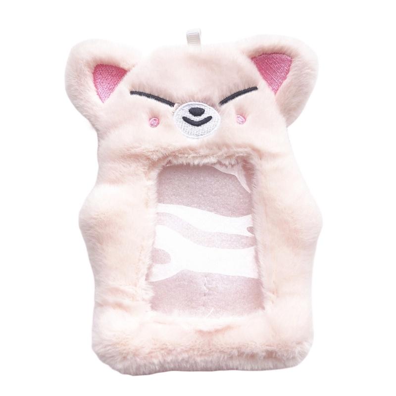 Skz White Rabbit Rabbit Fur Card Holder For Felix Bang Chan And Public Transportation Cards