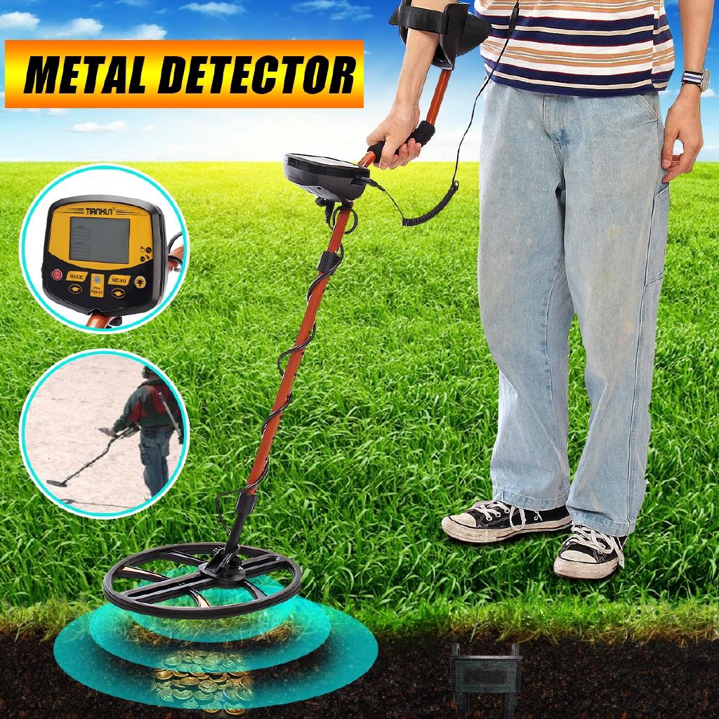TX-950 Professional Underground Metal Detector High Sensitivity Silver Gold Detector Switchable Backlight LCD Display