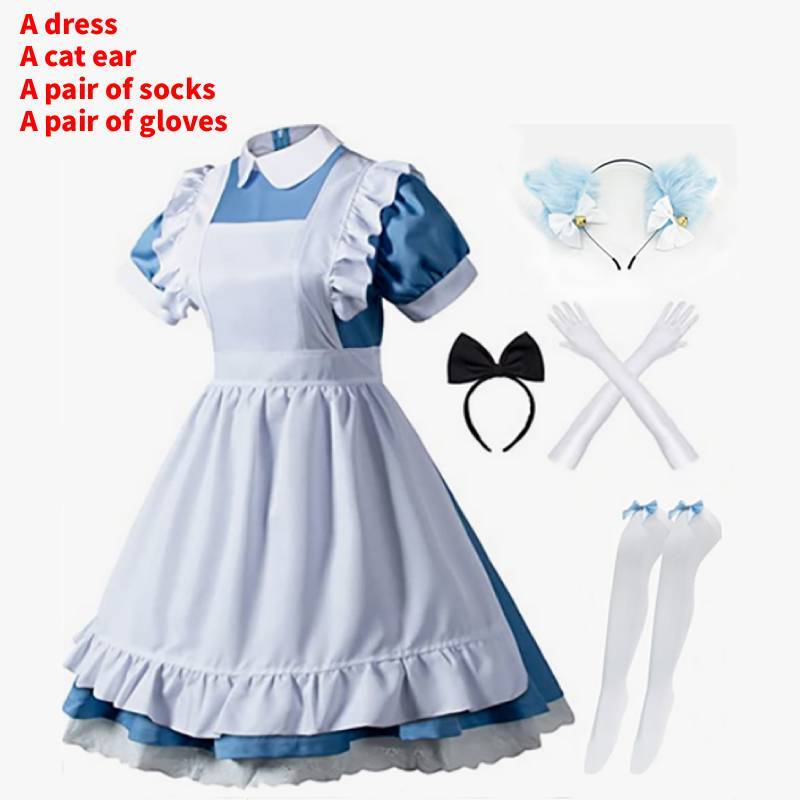 Light Music Girl Cosplay Costume With Lolita Design For Anime Role Play